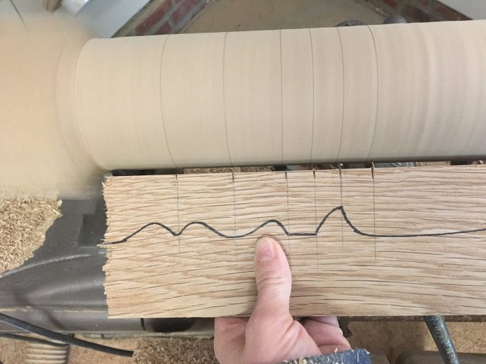 Turning Table Legs With A Story Stick, How To Make Round Table Legs Without Lathe