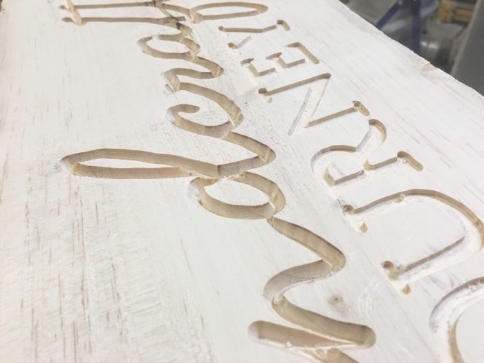 How to Carve Your Own Wooden Sign with a Router - theprojectlady.com
