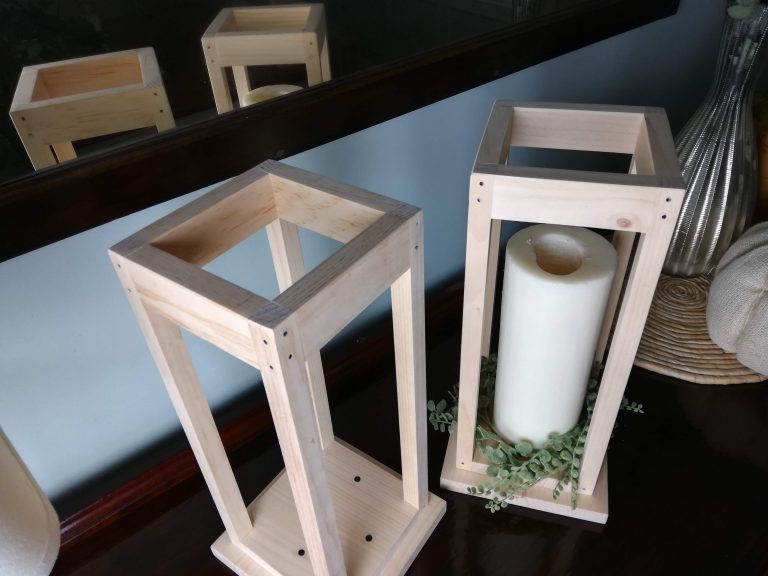 The Project Lady HowTo Make a Wooden Lantern